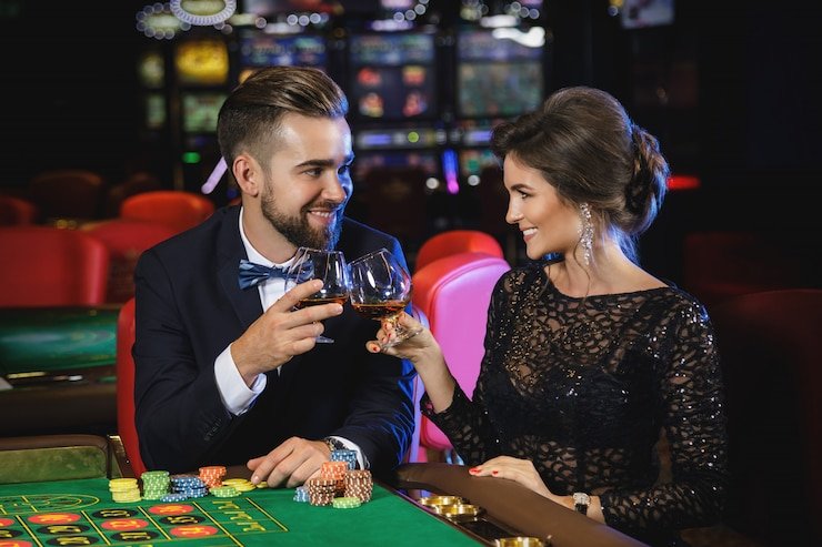 Tampilan permainan dealer langsung tokyo188 dengan meja roulette dan blackjack di aplikasi mobile